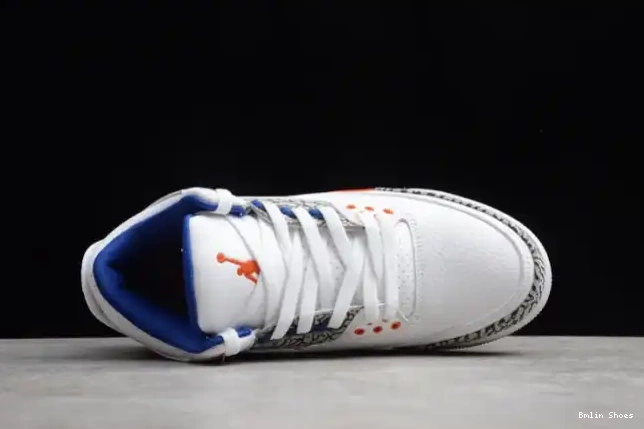 Bmlin Shoes 3 Air Retro 'Knicks 136064-148 Rivals' Jordan 0501